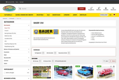 Redesign unseres OnlineShops