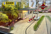 Diorama petrol station 1/64 Dio-B1