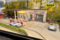 Diorama petrol station 1/64 Dio-B1 3
