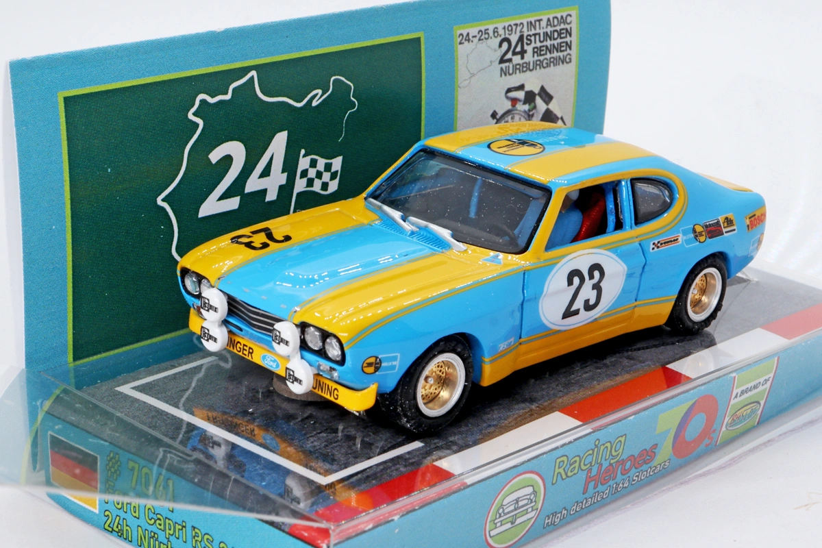 Ford Capri RS2600 24h Nürburgring 1972 blau-gelb...