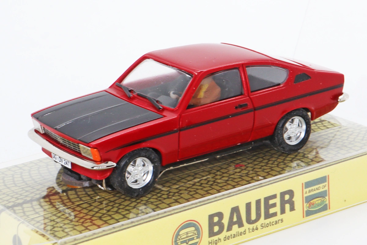 Opel Kadett C Coupe SR flamenco red - black