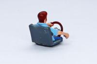 3D printed driver figure without a cap type C, hand painted 