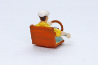 3D printed driver figure with a beret type B, hand painted 2