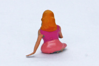3D printed female passenger figure type F, hand painted 2