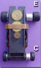 Set Cromodora T-Jet Typ E + Reifen 5,0mm