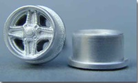 Set of Alu 4 Spokes Rims Faller type A + tire 3,1mm