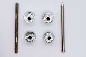 AW Thunderjet Set Felgen & Achsen silber