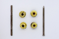 AW Thunderjet Set Rims & Axles Gold