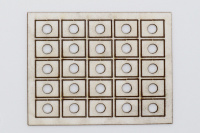 Bauer Spacer Plate 0,35mm, 5,5mm x 4,0mm (VE=25)
