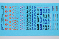 Decal Sheet Oil Products Gulf 1/64