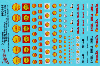 Decal Sheet Oil Products Shell 1/64