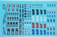 Decal Sheet Oil Products ELF 1/64