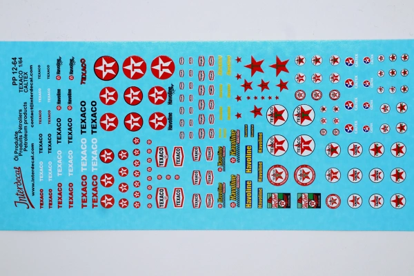 Decalbogen Ölprodukte - Texaco - 1/ gallery