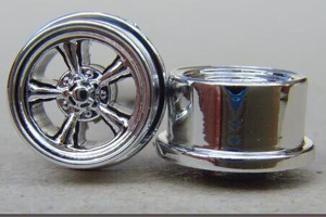 American Racing chrom T-Jet Typ C + Reifen 3,1mm