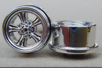 Set of rim American Racing chrome T-Jet type C + tires 3,1mm