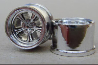 Set of Rim American Racing chrome T-Jet type D + tires 4,0mm