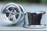 Set of Rims Cragar Sport chrome T-Jet type D + tires 4,0mm