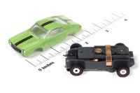 Second 1969 AMC AMX grün/schwarz