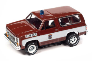 1977 Chevy Blazer Palm Beach Florida Police brown/wht