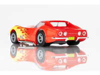Second Corvette C3 1970 rot/gelb Flammen