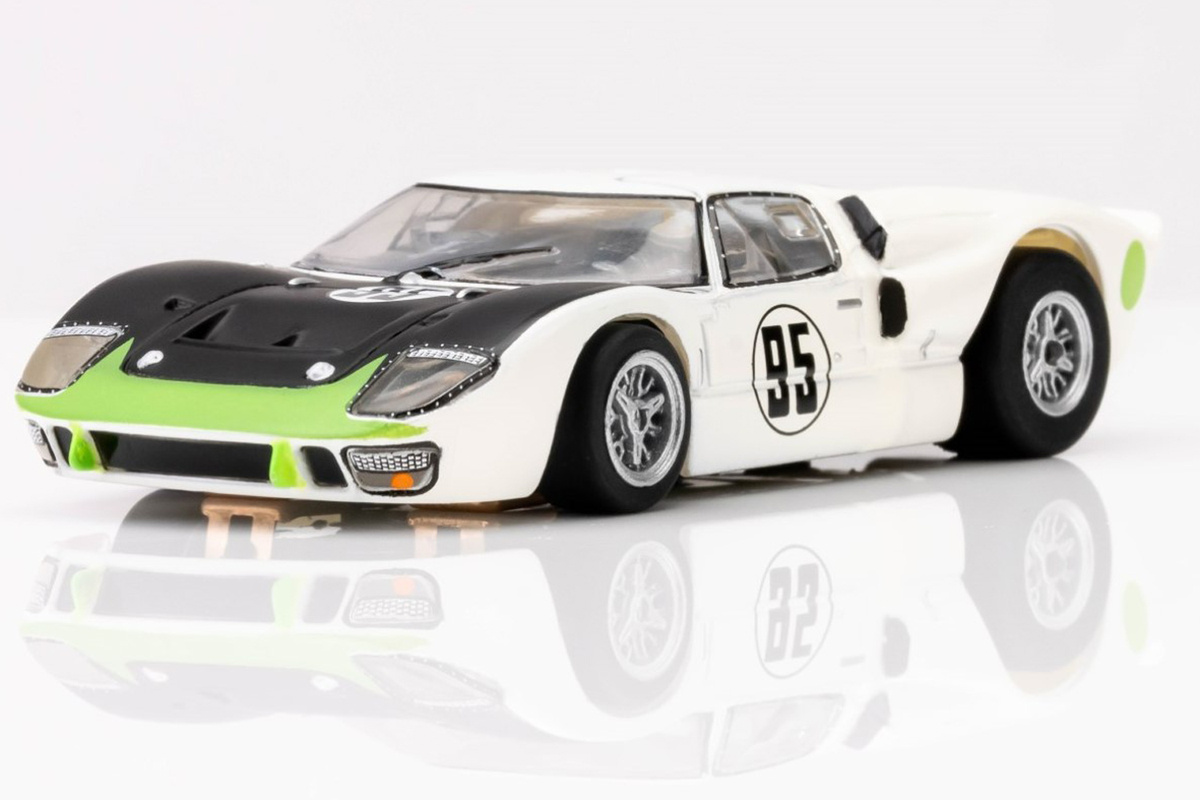 ミニカー　[破損品] 1/43 Ford GT40 Mk2 2nd 24H Daytona 1966 #97(ホワイト×ブラック×ブルー) [US258] Spark US258 1/43 GT40 MK2 NO.97 2ND 24H DAYTONA 1966 D