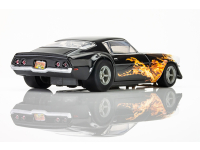 Second Camaro 1970 schwarz/gelb Flammen