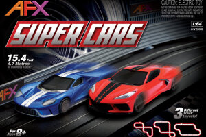 AFX Super Cars Raceway Set 220Volt
