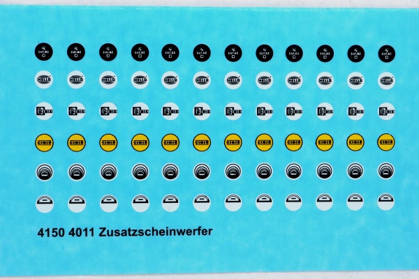 Decalbogen Zusatzscheinwerfer - 1/64 gallery