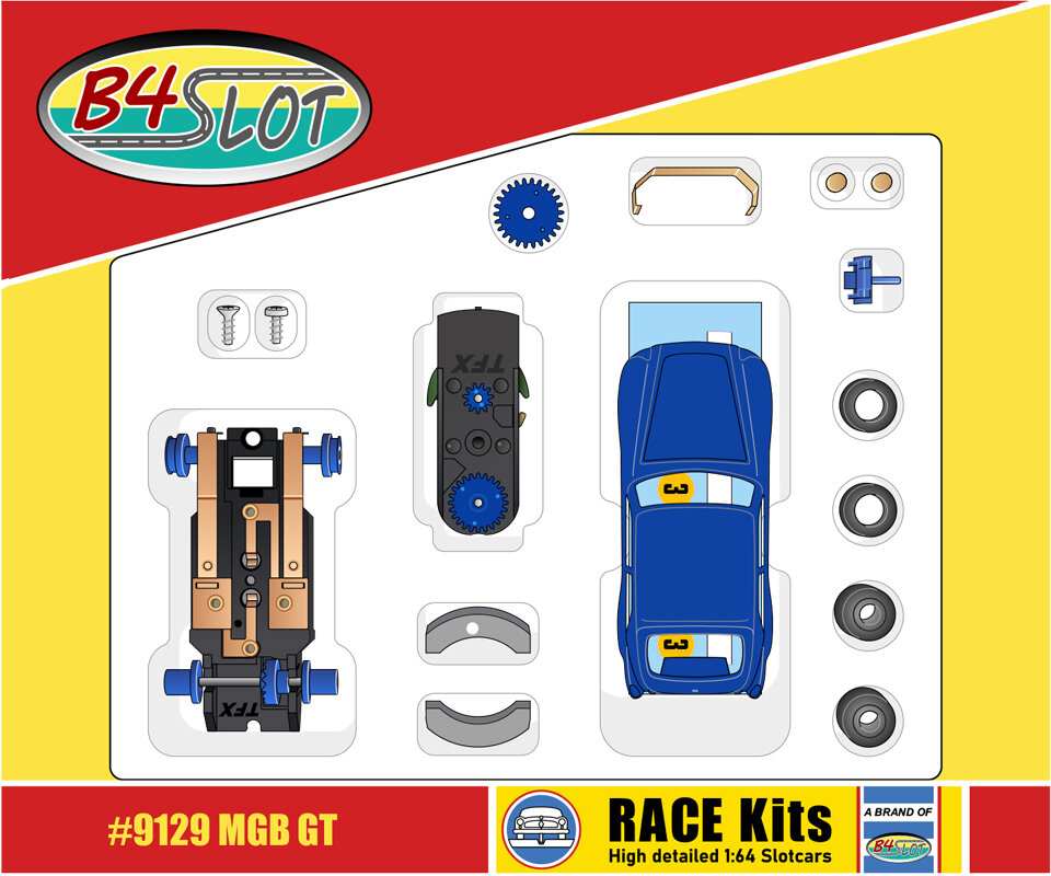 Race Kits MGB GT blau