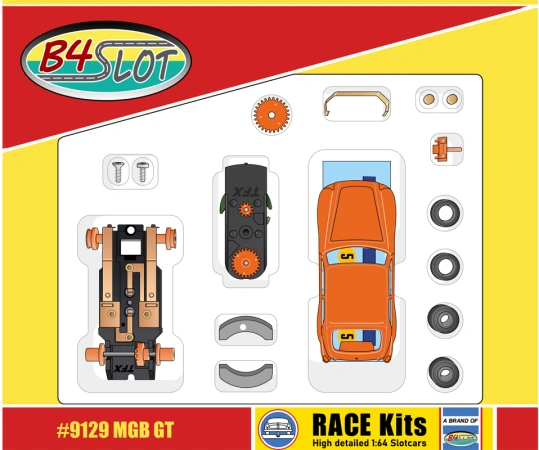 Race Kits MGB GT orange gallery