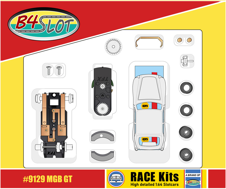 Race Kits MGB GT weiss