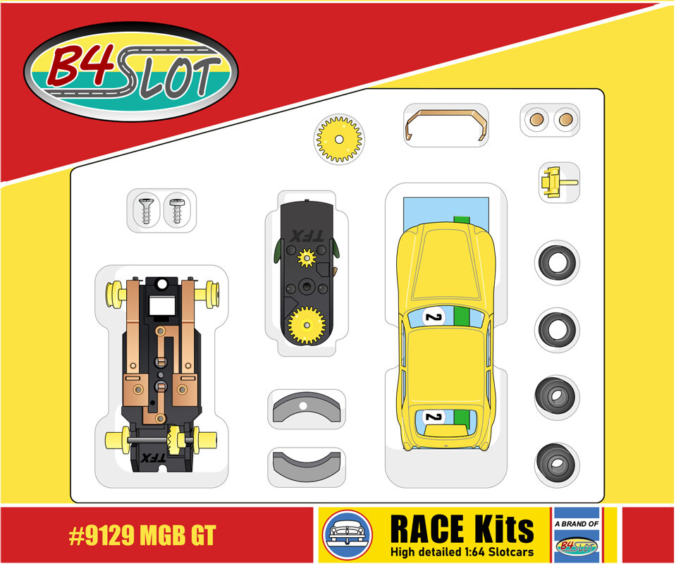 Race Kits MGB GT gelb