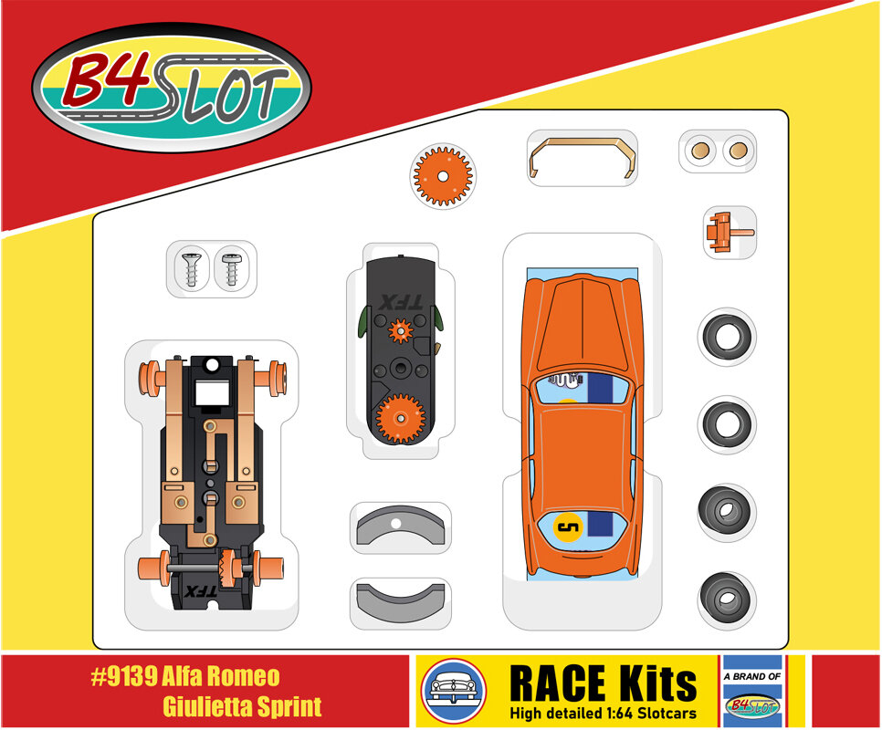 Race Kits Alfa Romeo Guilietta Sprint orange