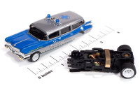 1959 Cadillac Ambulance blue/silver 4-Gear Chassis