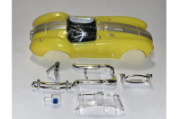 AC Cobra yellow with silver stripes Body Only